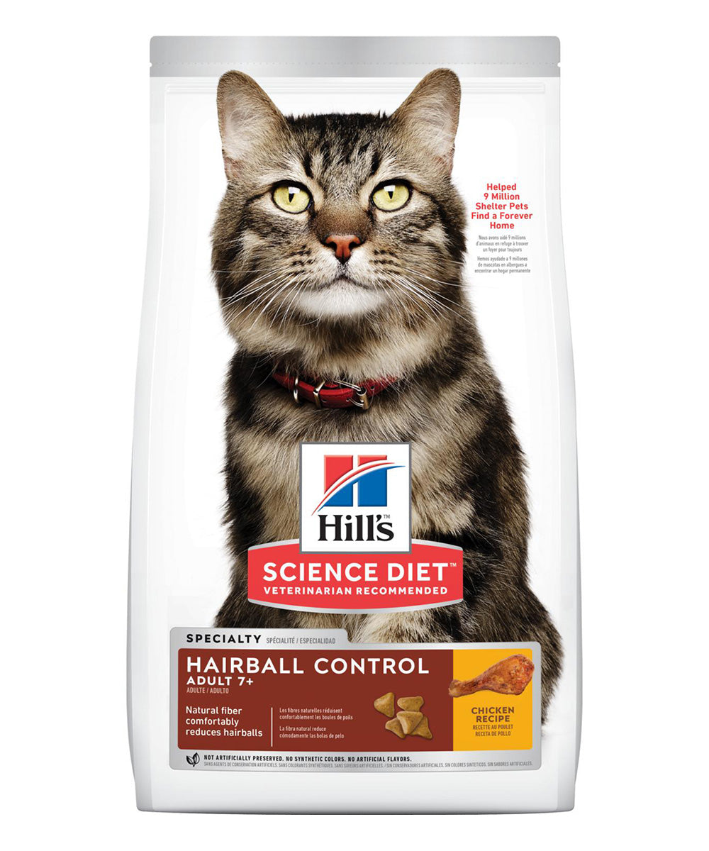 HILLS FELINO ADULTO 7+ HAIRBALL CONTROL