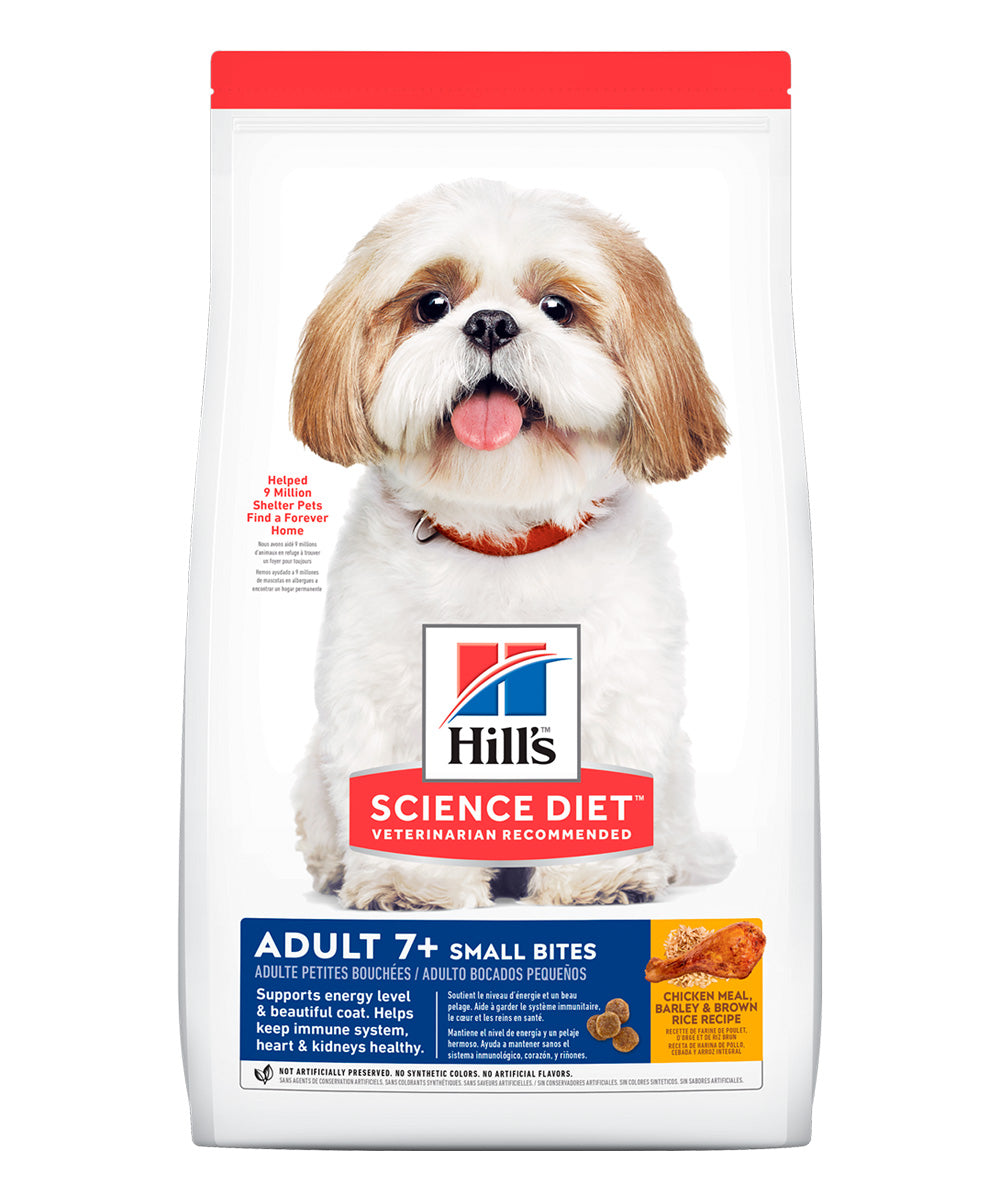 HILLS CANINO ADULT 7+ SMALL BITES CHICKEN MEAL